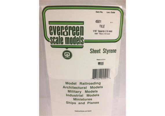 Evergreen 4501 Gehwegplatten, 1x150x300 mm, Raster 1,6 mm, 1 Stück | Bild 2