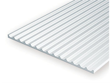 Evergreen 4543 Strukturplatte, 1x150x300 mm,Raster 2,5 mm, 1 Stück