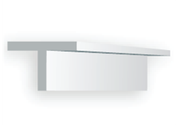 Evergreen 766 T-Profil, 35 mm lang, Höhe/Breite 3,6 mm, 3 Stück | Bild 1