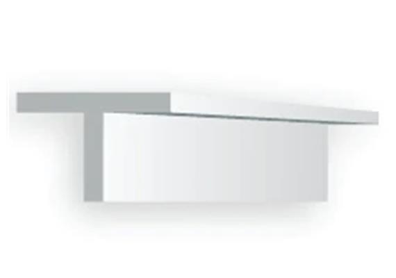 Evergreen 769 T-Profil, 35 mm lang, Höhe/Breite 8,1 mm, 2 Stück | Bild 1
