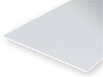 Evergreen 9040 Weisse Polystyrolplatte, 150x300x1,00 mm, 2 Stück