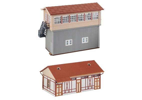Faller 120113 Stellwerk Calw Süd mit Güterschuppen | Bild 3