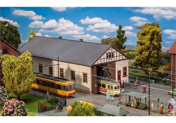 Faller 120289 Strassenbahndepot Naumburg (LaserCut) HO | Bild 1