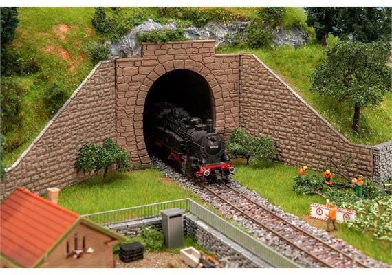 Faller 120577 2 Tunnelportale, 1-gleisig - H0 (1:87) | Bild 1