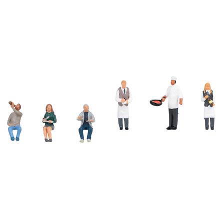 Faller 151704 Kellner und Restaurantbesucher - H0 (1:87)