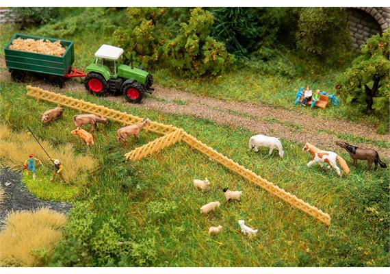Faller 155911 Tier-Set Kühe, Pferde, Schafe - N (1:160) | Bild 2