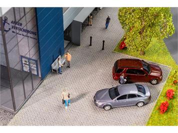 Faller 170310 PREMIUM Strassenfolie Kopfsteinpflaster, hellgrau - H0 (1:87)