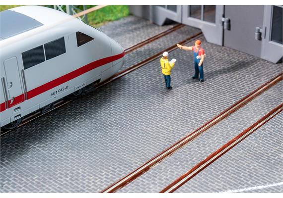 Faller 170311 PREMIUM Straßenfolie Kopfsteinpflaster, dunkelgrau - H0 (1:87) | Bild 1