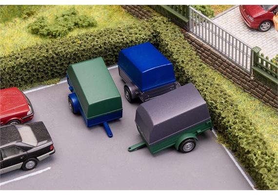 Faller 180012 3 PKW-Anhänger - H0 (1:87) | Bild 1