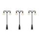 Faller 180107 LED-Laterne, Hängeleuchte, 3 Stück - H0 (1:87)