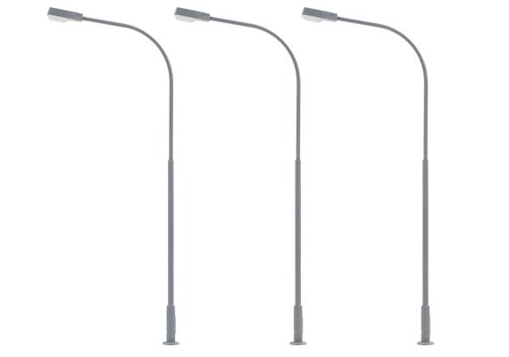 Faller 180119 LED-Kofferleuchte, kaltweiß, 3 Stück - H0 (1:87)