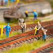 Faller 180238 Figuren-Set mit Mini-Sound-Effekt Gleisbauarbeiter & Tremolo - H0 (1:87) | Bild 1