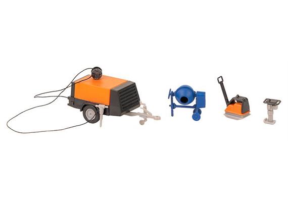 Faller 180344 Baumaschienen-Set, H0 1:87 | Bild 2
