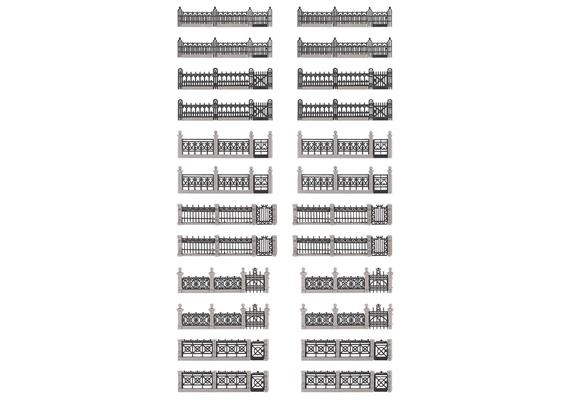 Faller 180417 Eisenzäune-Set - H0 (1:87) | Bild 2