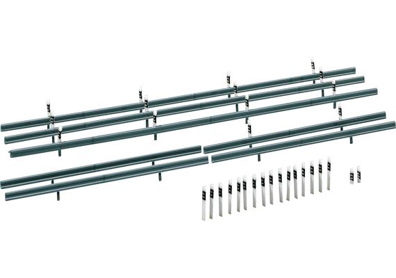 Faller 180535 Leitplanken, 32 Begrenzungspfähle, 1600 mm - H0 (1:87)