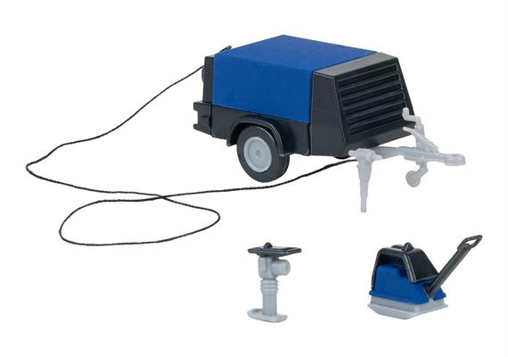 Faller 180693 Bauarbeiter mit Kompressor - H0 (1:87) | Bild 2