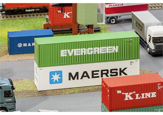 Faller 180846 40´ Hi-Cube Container "EVERGREEN" HO