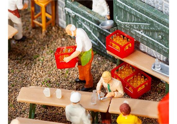 Faller 180996 4 Getränkekisten mit Saftflaschen - H0 (1:87)