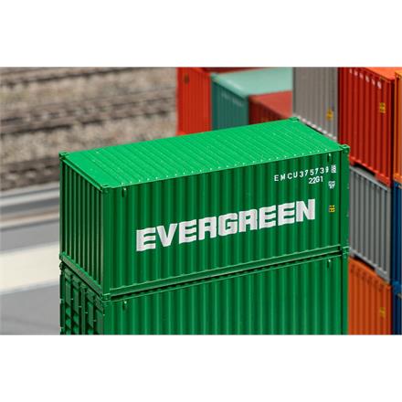 Faller 182004 20' Container EVERGREEN - H0 (1:87)