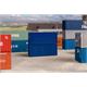 Faller 182054 20 Container, blau, 2er-Set - H0 (1:87)