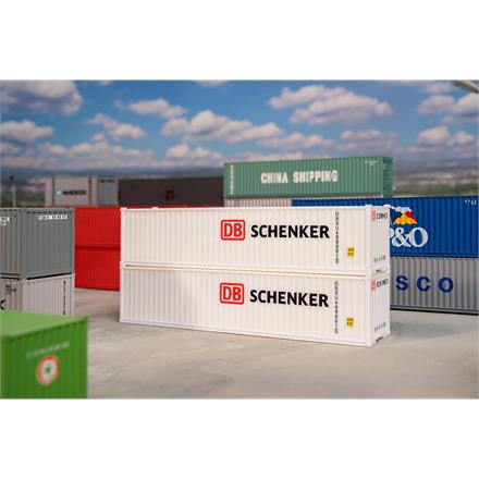 Faller 182153 40 Container DB, 2er-Set - H0 (1:87)