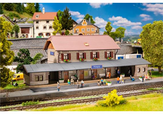 Faller 190043 Schweizer Bahnhof Hospiz - H0 (1:87) | Bild 1