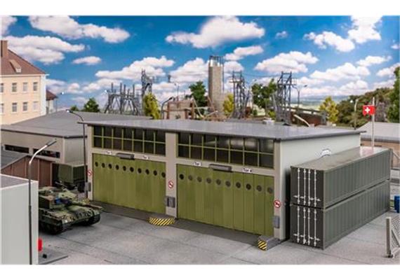 Faller 190777 Reparaturhalle gross der Schweizer Armee - H0 (1:87) | Bild 1