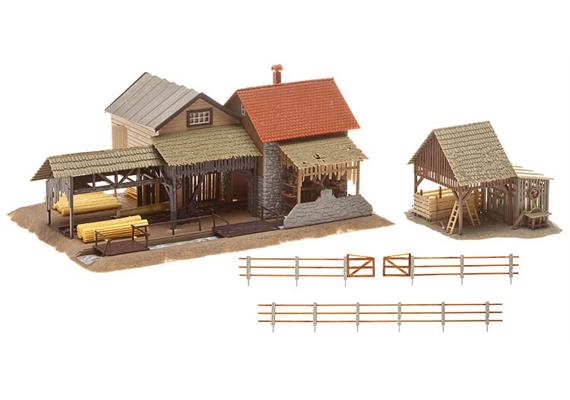 Faller 191767 Sägemühle mit Schuppen, H0 (1:87) | Bild 2