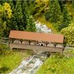 Faller 222574 Überdachte Fussgängerbrücke (LaserCut) - N (1:160) | Bild 1