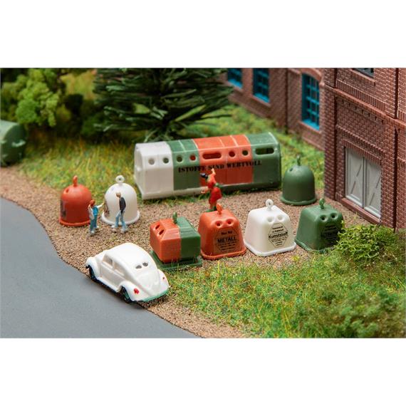 Faller 272567 Wertstoffcontainer-Set - N (1:160)