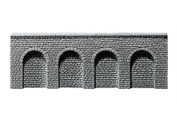 Faller 272640 Dekorplatte Profi Arkaden, Naturstein-Quader, N (1:160)