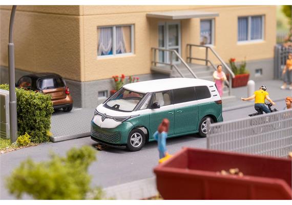 Faller Car System 161422 VW ID. Buzz, grün-weiß (HERPA) - H0 (1:87) | Bild 1
