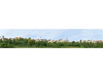 Faller Modellhintergrund "Kleinstadt" - H0, N, H0m