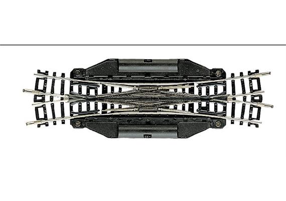 Fleischmann 22246 Elektrische Kreuzungsweiche DKW 15° - N (1:160)