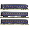 Fleischmann 6260084 3-tlg. Set: Eurofima-Wagen „Nightjet“, ÖBB - N (1:160)