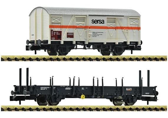Fleischmann 6660042 2-tlg. Set: Bauzug, SERSA - N (1:160)
