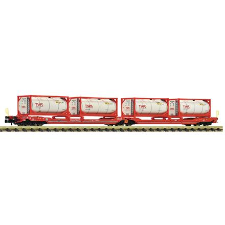 Fleischmann 6660054 Doppeltaschen-Gelenkwagen T3000e, ÖBB/RCW, TWS - N (1:160)