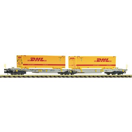 Fleischmann 6660069 Doppeltaschen-Gelenkwagen T2000, AAE "DHL" - N (1:160)