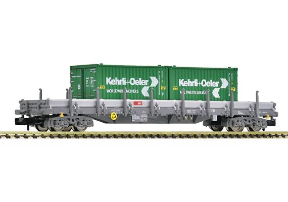 Fleischmann 6660092 SBB Rungenwagen, Bauart Res mit zwei 20'-Containern - N (1:160)