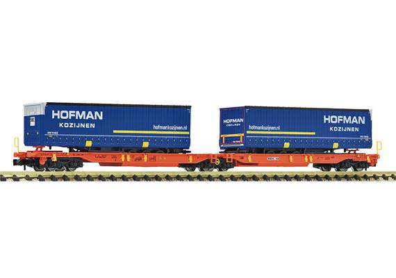 Fleischmann 6660118 Doppeltaschen-Gelenkwagen T2000, Wascosa, Spedition Hofman - N (1:160)