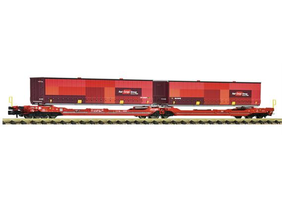 Fleischmann 6660133 Doppeltaschen-Gelenkwagen T3000e, ÖBB/RCW - N (1:160)