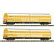 Fleischmann 6660155 2-tlg. Set: Großraum-Schiebewandwagen „Die Post“, Wascosa - N (1:160)