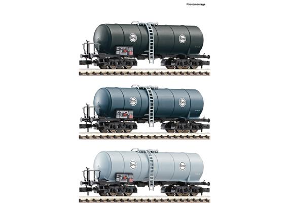 Fleischmann 848029 3-tlg. Set 2: Kesselwagen, Eva, N