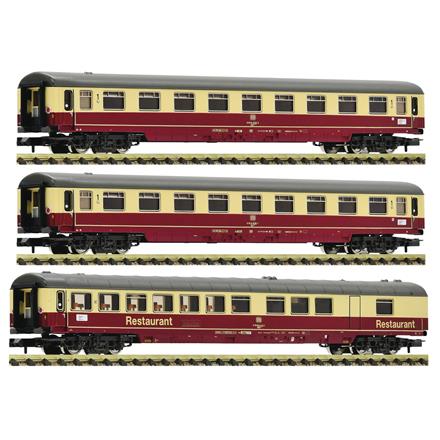Fleischmann 881912 3tlg. Wagenset 2: Autoreisezug "Christoforus-Express" DB, N