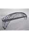 HACK 23150 Bogenbrücke 50 cm 2gleisig grau BN50-2, Fertigmodell aus Weissblech - N (1:160)