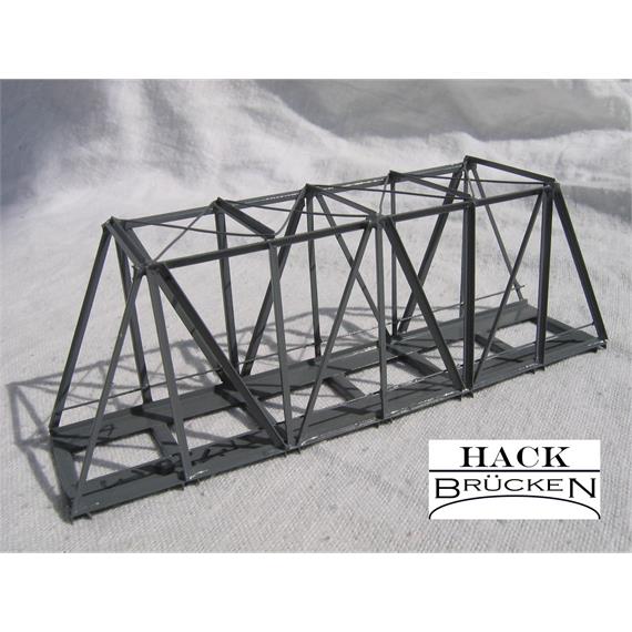 HACK 41050 Kastenbrücke 9,5 cm KZ9 Fertigmodell aus Weissblech - Z (1:220)