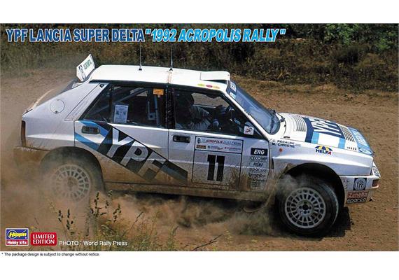Hasegawa 620685 YPF Lancia Super Delta, 1992 Acorpolis Rally - Massstab 1:24