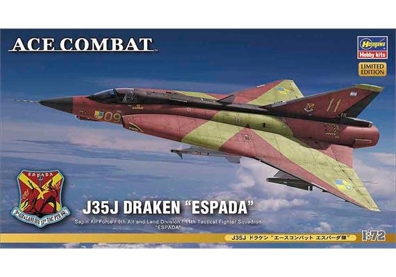 Hasegawa 652140 J35J Draken Ace Combat Espada - Massstab 1:72