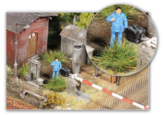 HEKI 1807 50 Grasbüschel Sommer, 10 mm