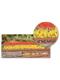 HEKI 1819 8 Grasstreifen gelb/rot, 100 mm, 10 mm hoch